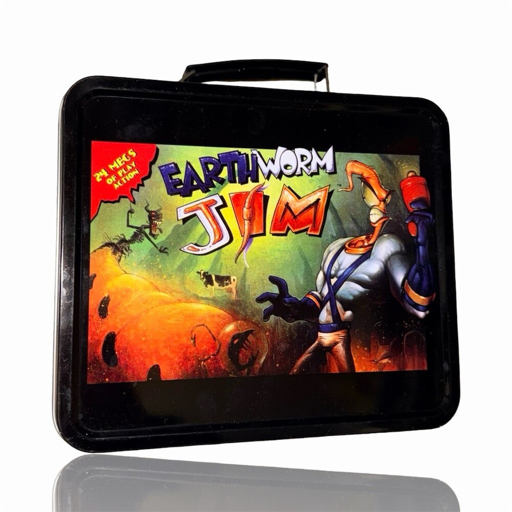 Loot Crate Loot Gaming Exclusive Earthworm Jim Tin Lunch Box Black/Green